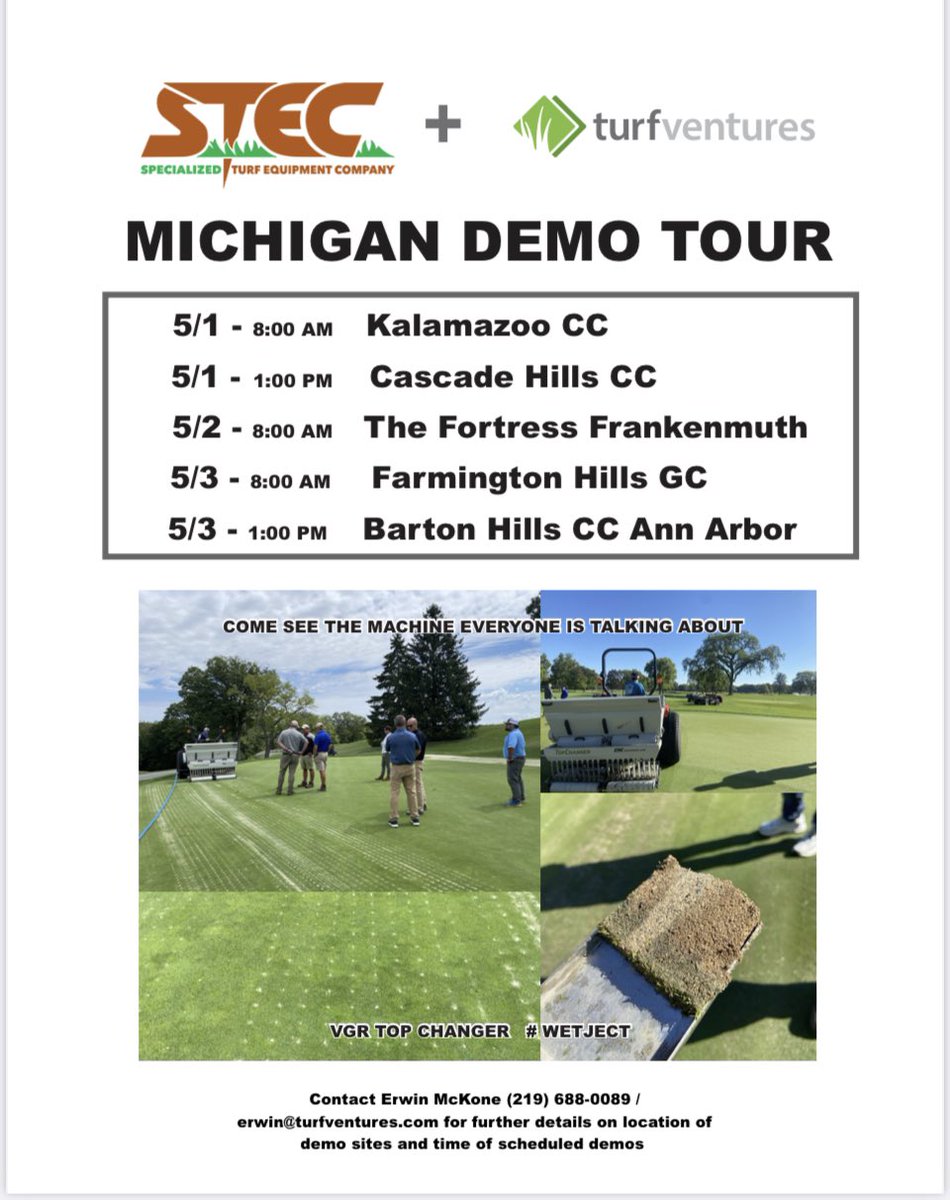 Michigan STEC Demo Tour, this equipment is something to see.