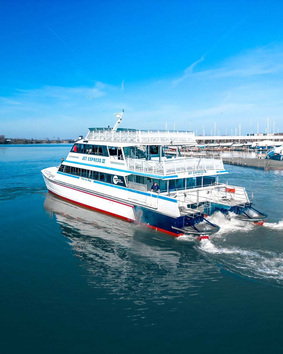 Happy Monday! Our team has been hard at work preparing all of our Jet Express vessels for the 2023 season, get your tickets and come ride with us starting May 5th! linktr.ee/jetexpressferry