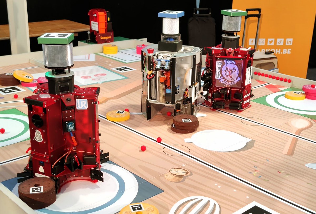 LesKaribous's tweet photo. Ce weekend c'était la Coupe de Belgique Robotix’s au @Sparkoh_be ! Nous avons terminé 3ème des équipes invitées et 6ème sur l'ensemble, et surtout nous avons reçu le Prix de la communication !! 🥳
Un grand merci à tous pour ce weekend et à l'année prochaine 🤩 !! https://t.co/GuQozDrJLB
