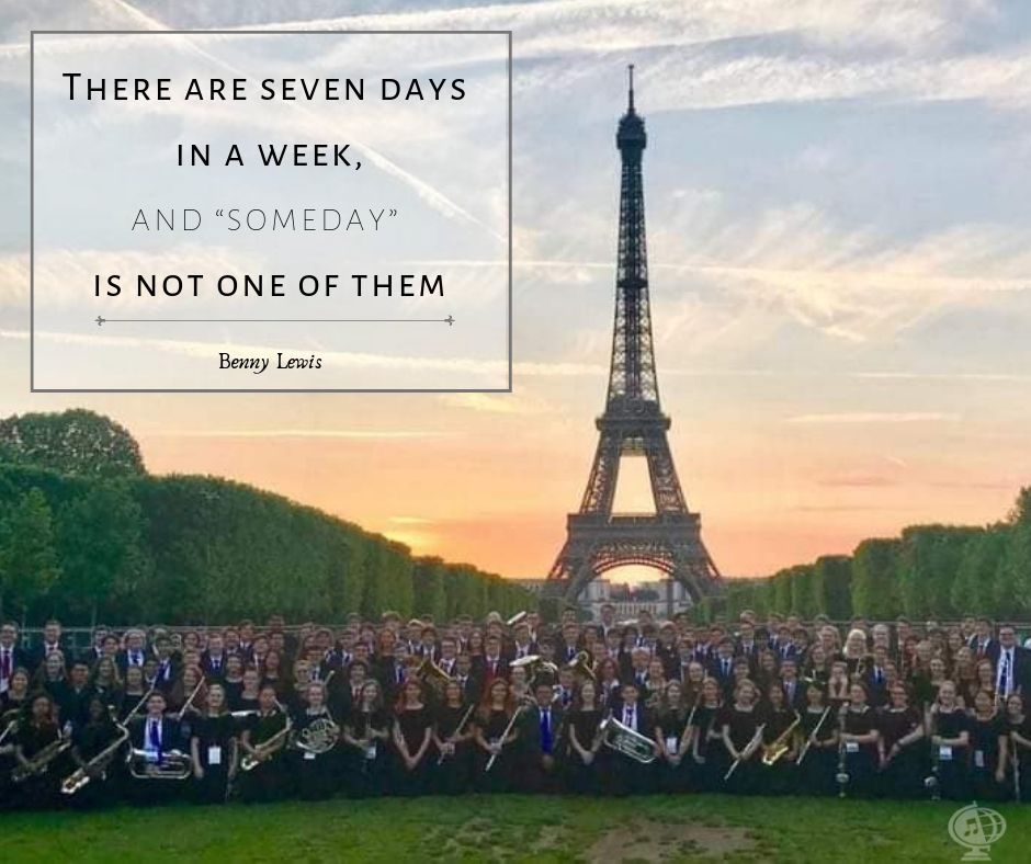 MusicCelebrate's tweet photo. “There are seven days in a week, and ‘someday’ is not one of them.” – Benny Lewis

#MondayMotif #MondayMotivation #MotivationMonday #MusicCanChangeTheWorld #ConcertToursWithIntegrity https://t.co/Rb7iAI5mDt