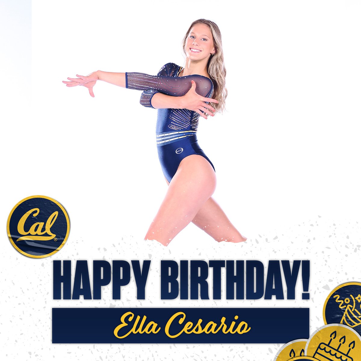 CalWGym's tweet photo. Join us in wishing Ella Cesario a Happy Birthday! 🎂

#GoBears🐻| #OneDayBetter https://t.co/MO2f5WmnIw
