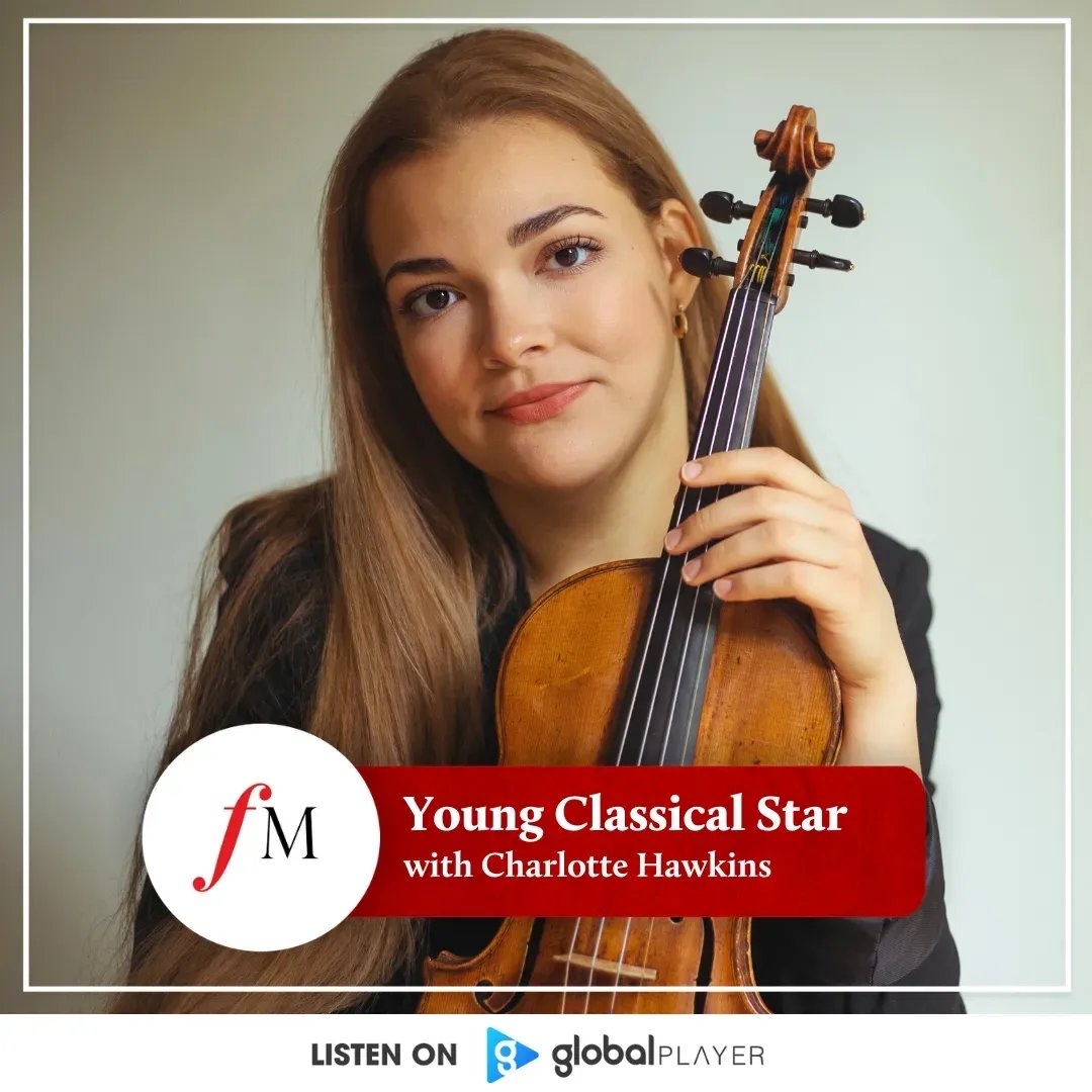 Thank you @classicfm and @charlottehawkins1 for making me “young classical star” this week ! ⭐️🎶 Link in bio to stream or buy my album 🎻 @jaime_martin_conductor @nationalsymphonyorchestrairl @rubiconclassics