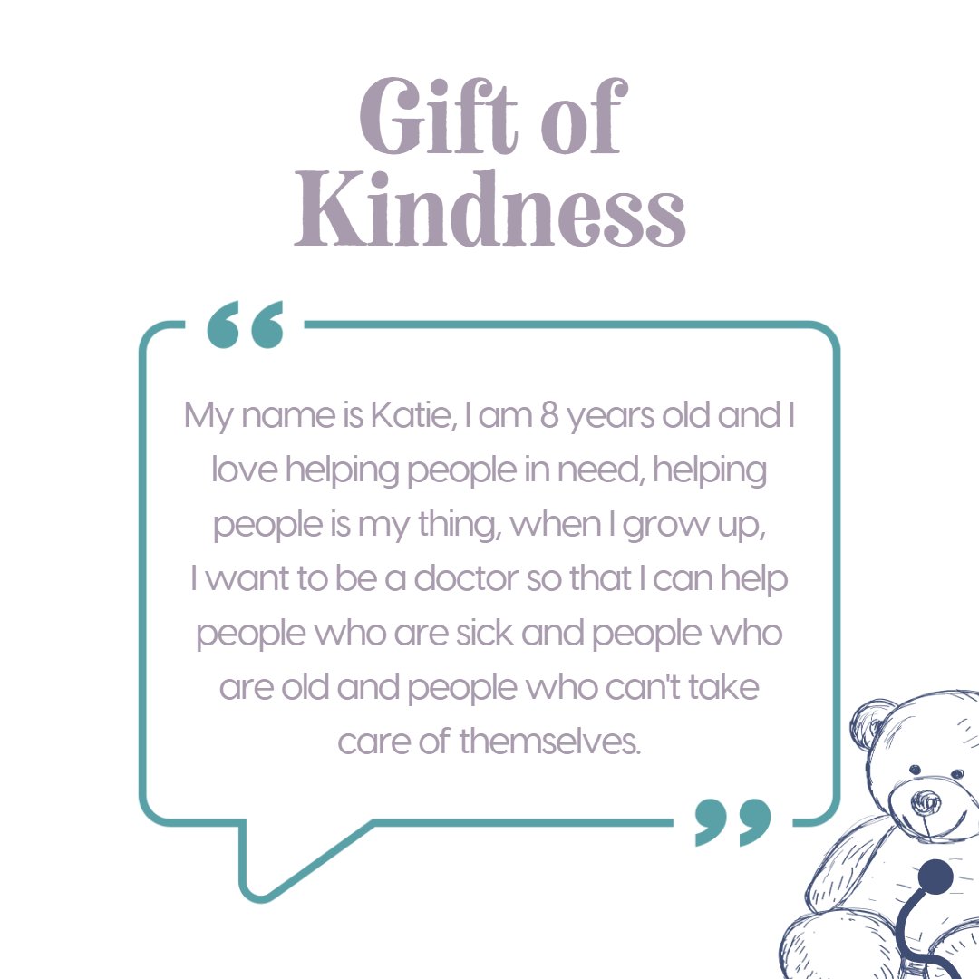 A little kindness story courtesy of 8-year-old Katie to brighten your day. We hope it makes you smile as much as it made us smile! Please visit agiftofkindness.net to share your kindness stories. #giftofkindness #bekind #kindnessalways