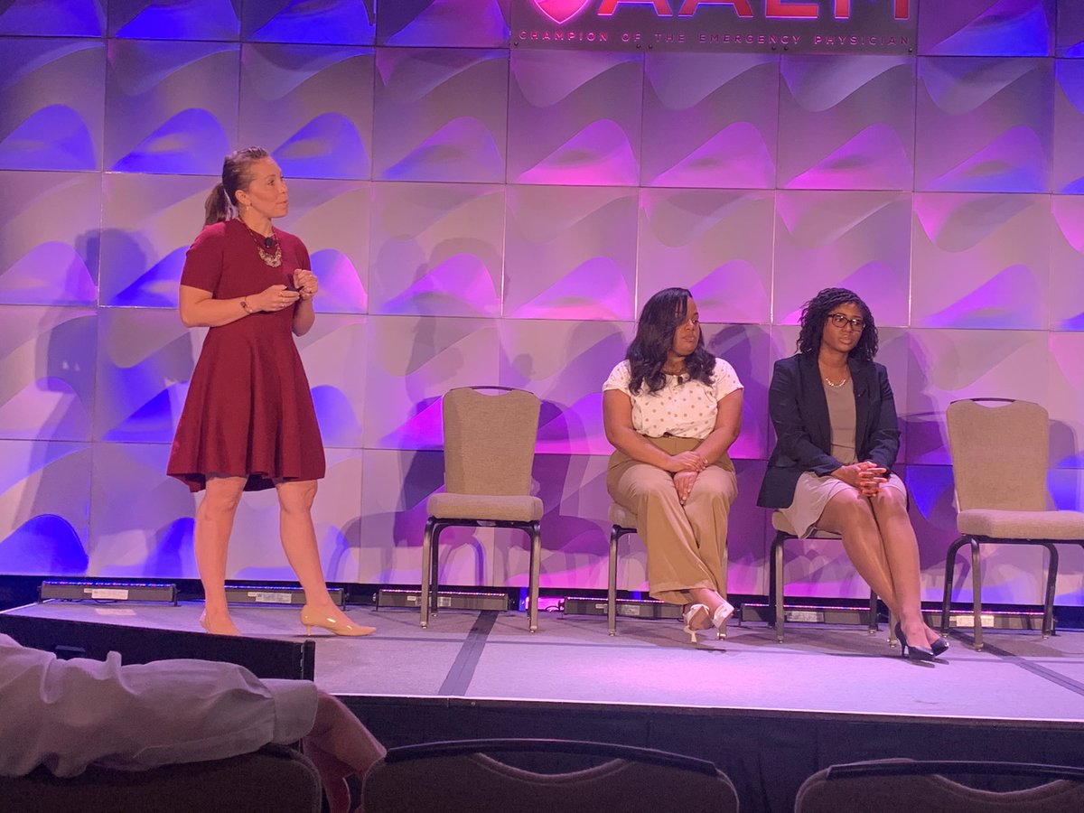 I just learned a new term from Drs. Pierre, Smith &amp; Brown at the Microaggressions session for “Upstander” training. “Upstander”. A person who can &amp; will stand up for the person wronged by a microaggression. This recorded session is worth your reviewing it! #AAEM23