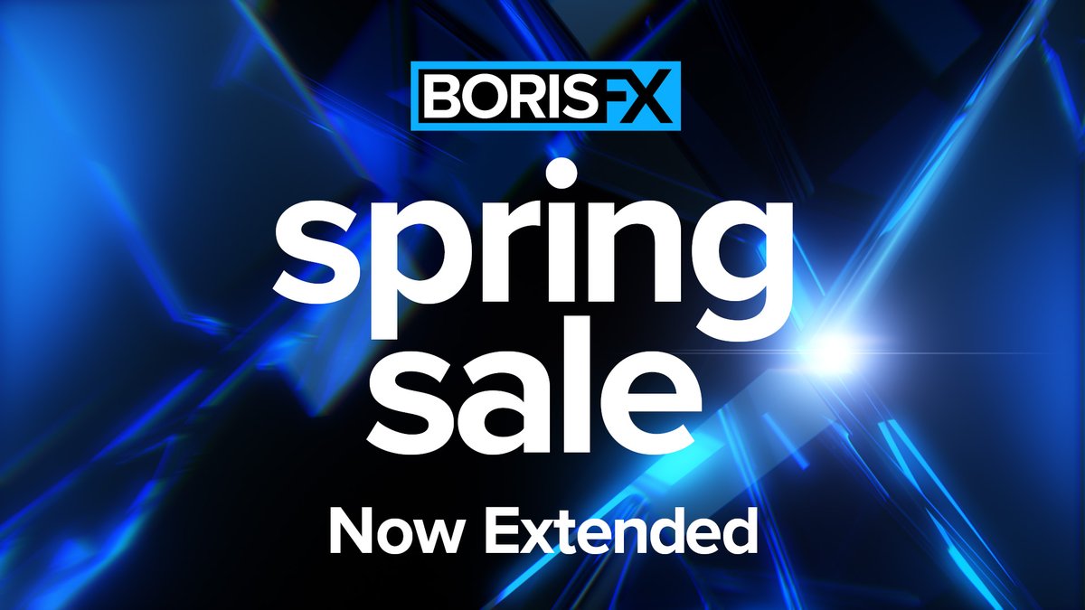 5 More Days To Save...

Awaken your creativity with 25% off our newest tools.
 
⏳ Ends Friday at midnight PDT.

➡️ bit.ly/3n33qqs

#VFX #videoediting #motiontracking #mograph #adobe #avid #nuke #vegaspro