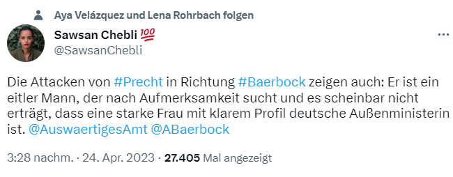 Logos_siochain's tweet photo. @SawsanChebli @AuswaertigesAmt @ABaerbock #Attacke? Nein, WAHRE Worte, die intolerante Meinungsdiktateure nicht wahrhaben wollen.

Da die diese wahren Worte weder widerlegen, noch unterdrücken können, lügen die diese korrekten Feststellungen in diverse #adhominem-#Scheinargumente um! https://t.co/nnR1Ff24sQ
