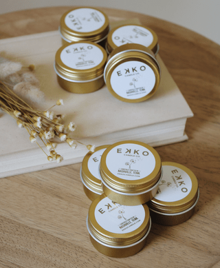 LeapnLizrdLabel's tweet image. Our friends at Ekko Candle Co shine bright with a seamless look between their metallic label and their packaging.

But metallic labels don't just look great, they're also super durable!

Try out a metallic label today and take your branding to the next level!
 #MetallicLabels