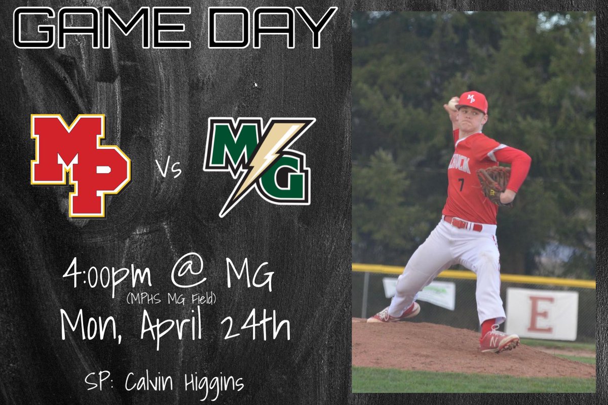 ⏱4:00pm vs MG
📍MPHS (MG field)
SP: Calvin Higgins