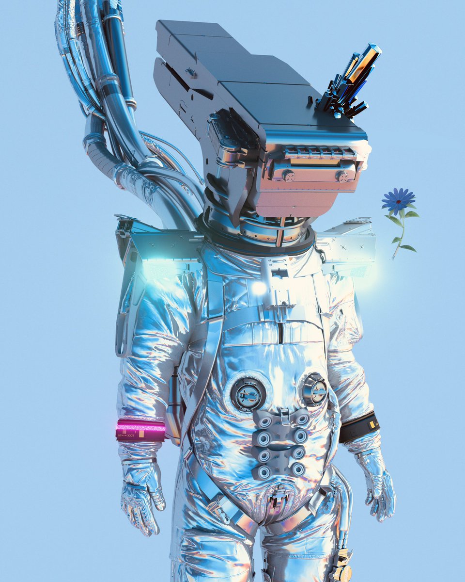 ‘MOONAGE DAYDREAM’, <a href="/beeple/">beeple</a>. 1/1 now in The Medici Collection. Gm 🌘
