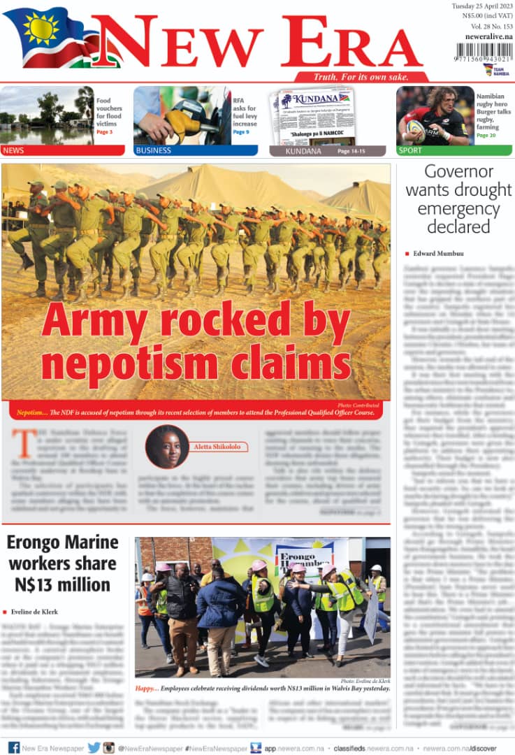 New Era Newspaper on Twitter "In the news tomorrow"