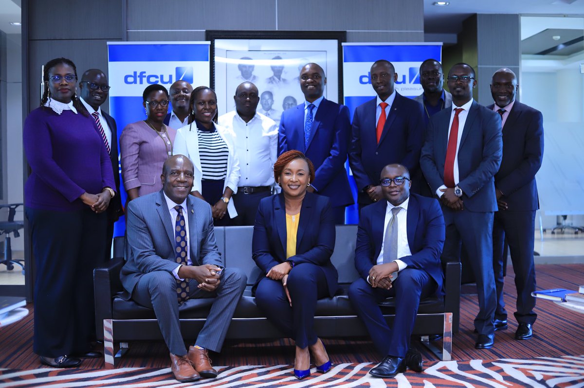 KikuboLane's tweet photo. Last week, @dfcugroup managers led by their new CEO, @CharlesMudiwa hosted MTN Uganda’s CEO @sylmulinge and a team of executives from @mtnug at their head offices in Nakasero. The two teams discussed various areas of collaboration.
📸Courtesy of @dfcugroup 
#kikubolaneupdates https://t.co/41yblyNEQE