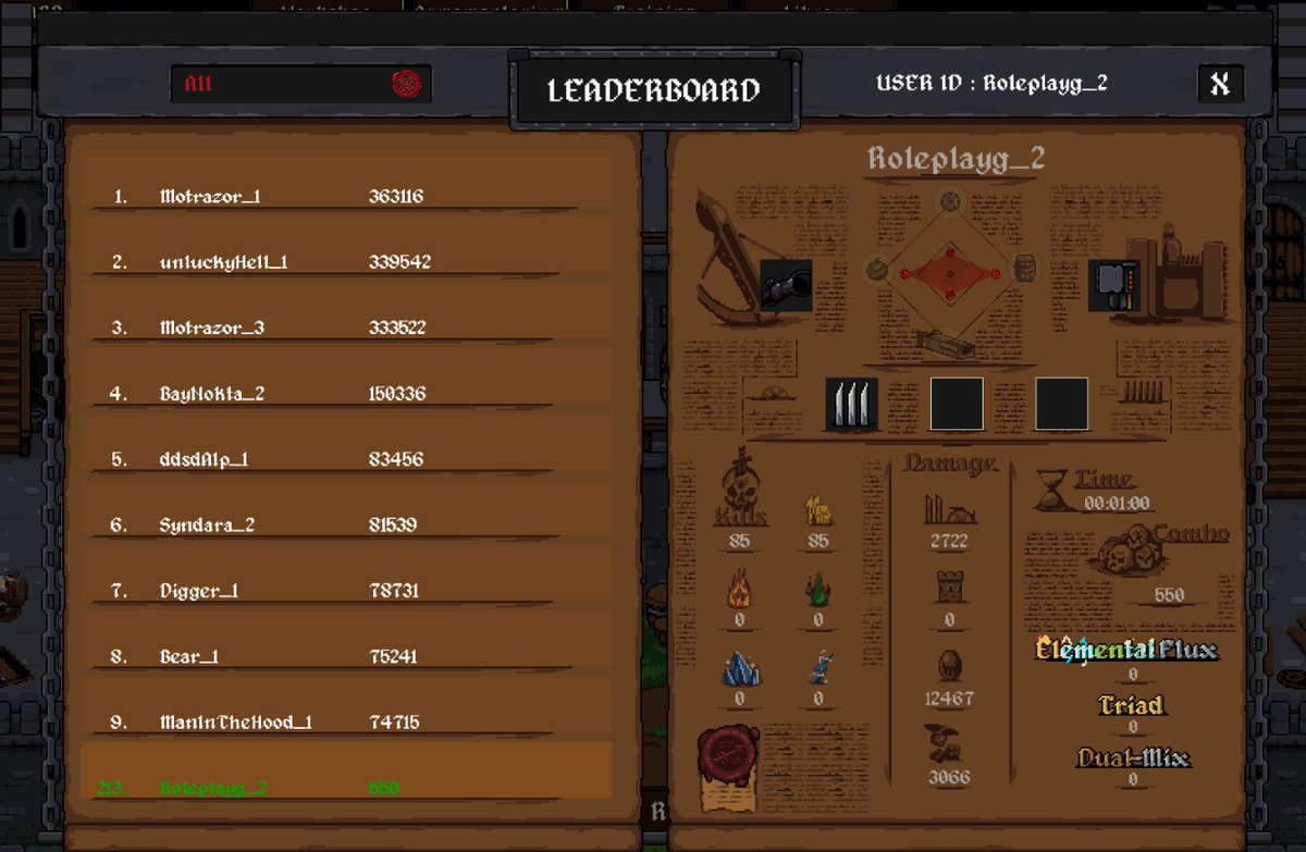 You will now be able to see your rank !!! #CastleofAlchemists

#IndieDevs #pixelart #indiedev #gamedev #IndieGameDev #Steam #unity2d
