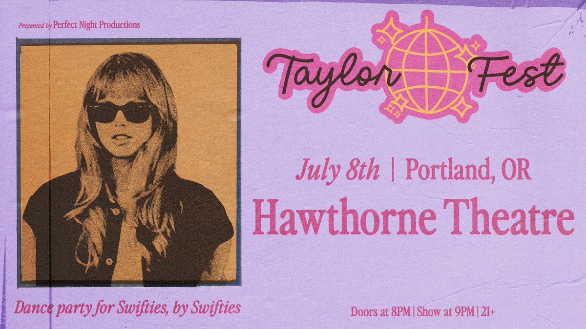 TAYLOR FEST! (@taylorfest13) on Twitter photo portland, is it chill that you’re in my head? 💓 we’re coming back to <a href="/Hawthorne_thtr/">Hawthorne Theatre</a> and tickets are on sale now at the link in bio ✨ portland, is it chill that you’re in my head? 💓 we’re coming back to <a href="/Hawthorne_thtr/">Hawthorne Theatre</a> and tickets are on sale now at the link in bio ✨