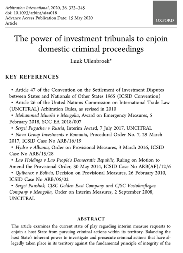 ICSID Reports tweet media