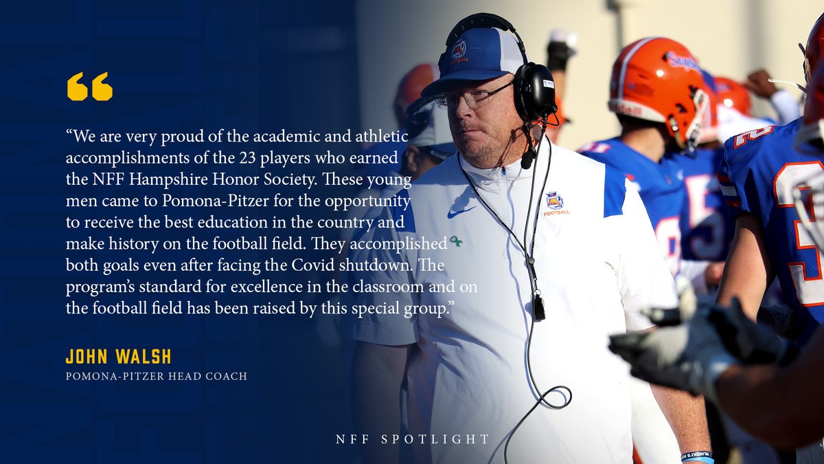 NFFNetwork's tweet photo. Congrats to Pomona-Pitzer (CA) for leading all Division III schools with 23 honorees in the 2023 NFF Hampshire Honor Society. #GoSagehens

https://t.co/F2ZYaca7u1 https://t.co/VHl7fTFgr9
