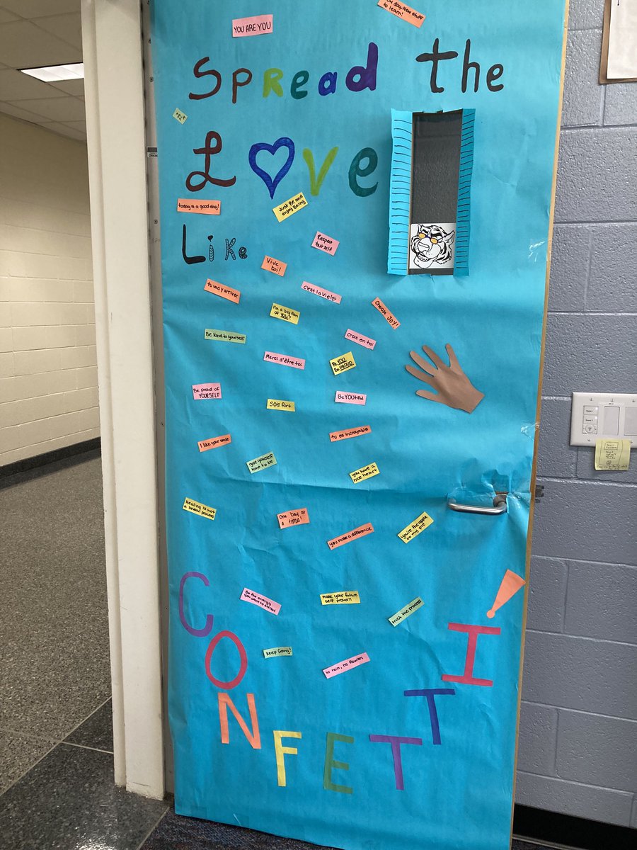 #1proudbengal #wearebengalnation   Door decorating for « No Place for hate » week 💕