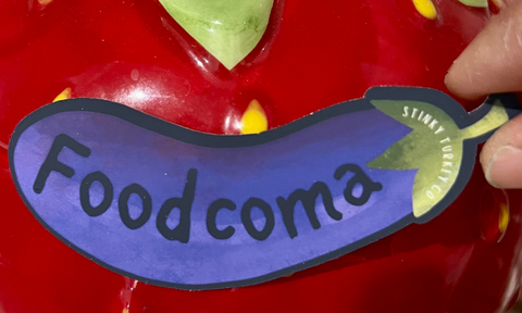 Hehehe get it?! Foodcoma now available in our Etsy shop, Stinky Turkey Co! Check us out!

#foodcoma #weiner #dirtyjokes #stinkyturkeyco #comedy #eggplant #giftsforfriends #giftsforlovers #boston #miami #sanfrancisco #oklahomacity
