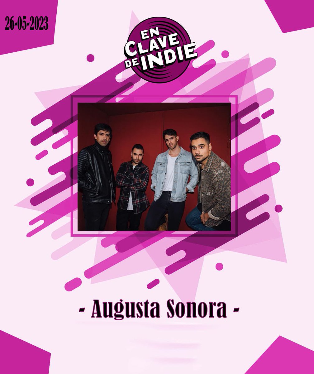 Volvemos MADRID!❤️‍🩹 Nos vemos dentro del <a href="/enclavedeindie/">En Clave de Indie</a> fest!❤️‍🩹

De la mano de las chicas de <a href="/enclavedeindie/">En Clave de Indie</a> y junto a <a href="/CrazyTimesMusic/">C r a z y T i m e s</a> <a href="/Lunaticosmusica/">Lunáticos</a> y <a href="/Quintoelementof/">QUINTO ELEMENTO</a>!💣💣❤️‍🩹

💥 Viernes 26 de mayo 
🎟️ Entradas <a href="/wegowES/">wegowes</a>