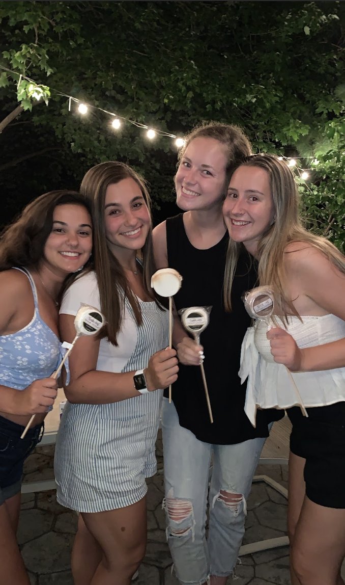 Nights like these >>> 
🔥🍫✨🥰🌙 

#spring #summer #girlsnight #friends #firenight #camping #campfire #firepit #smoresnight #smores #chocolate #dessert #snacks #familyfun #springactivties #summernights #vibes #goodvibes #smallbusiness