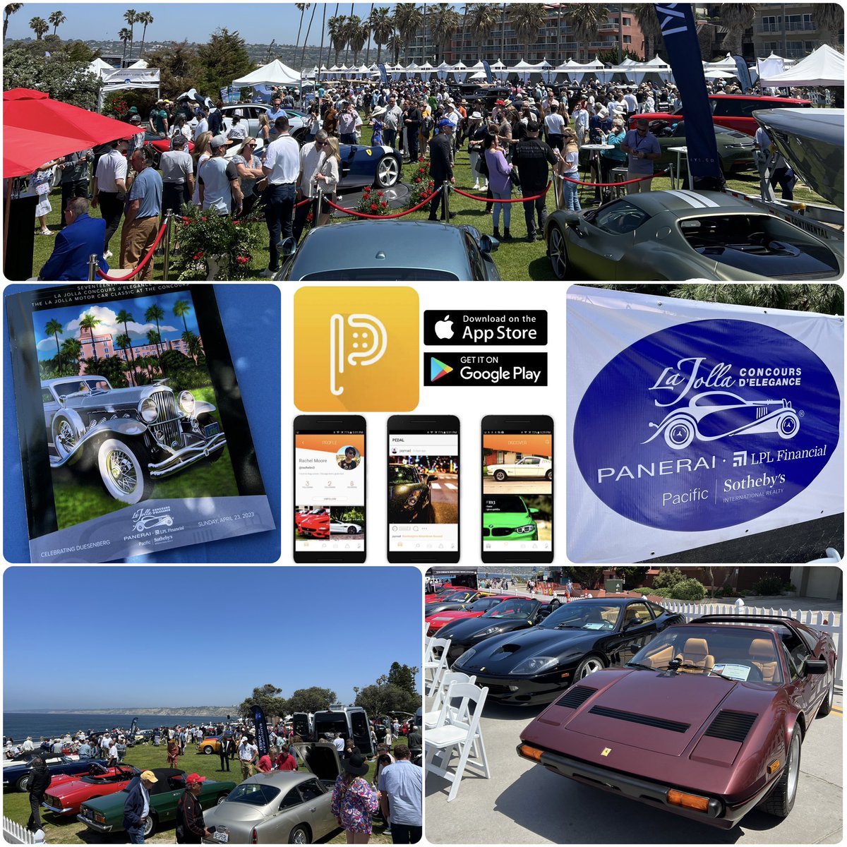 🔶 @LaJollaConcours 🔶 Get PEDAL - Free in app stores 🔶 PEDAL is a free, must have automotive enthusiast picture & video sharing app #lajolla #lajollaconcours #lajollaconcoursdelegance #concours #concoursdelegance #carshow