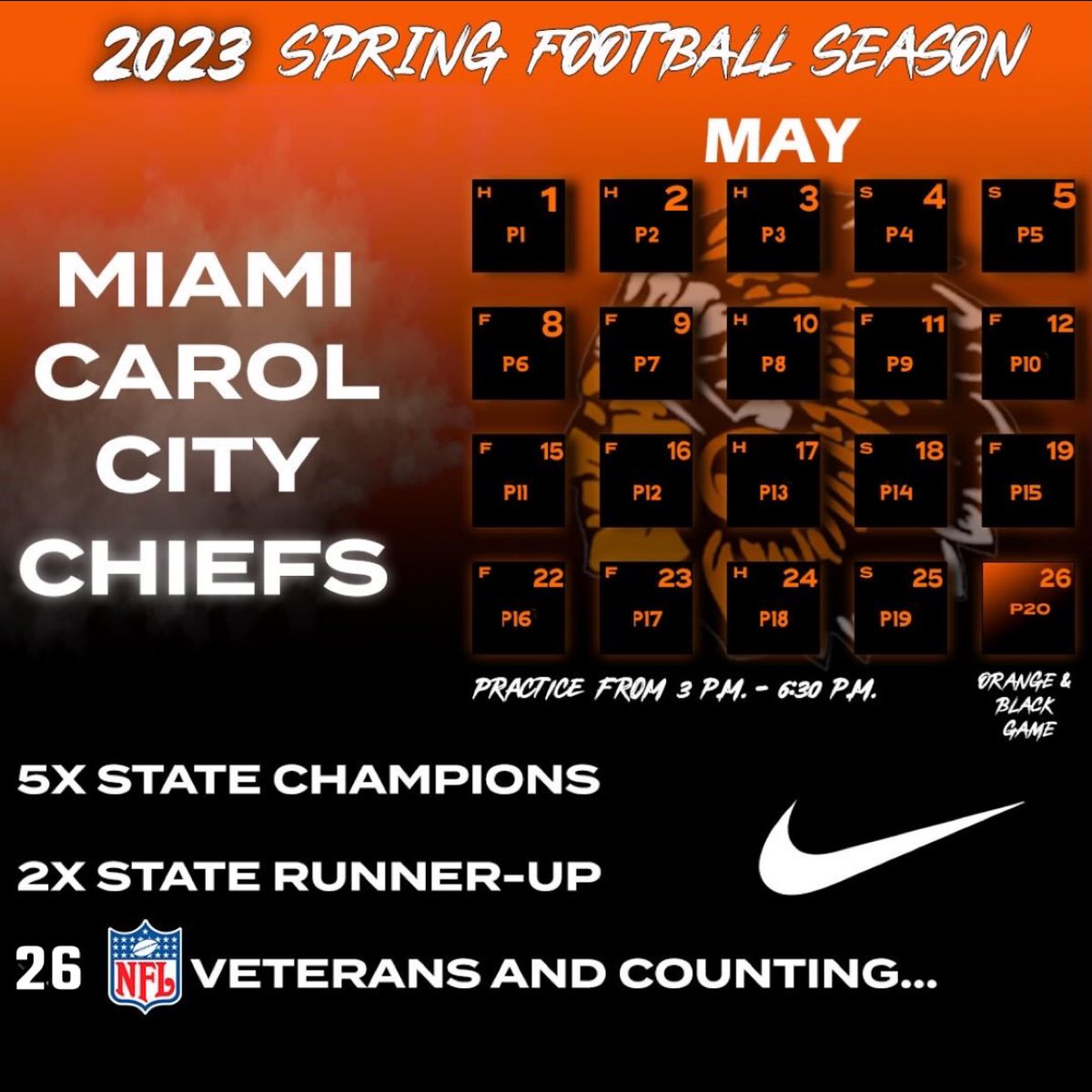 VernonWilderIII's tweet photo. #FHSAA #MiamiGardens #CarolCity #Dadeschools #MiamicarolcitySrhighschool
#UniversityofMiami #Floridastateseminole #browardschools
#Chiefnation #Zuunation #Miami #NFL #NCAA https://t.co/ueL2I1g2bm