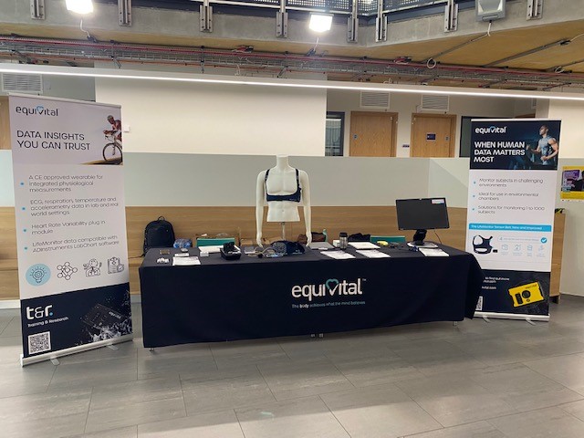 Equivital's tweet image. Great to be at the #BASES conference today talking to teams about physiological monitoring for research and sports teams. 

#physiologicalmonitoring #sports #research #vitalsignmonitoring