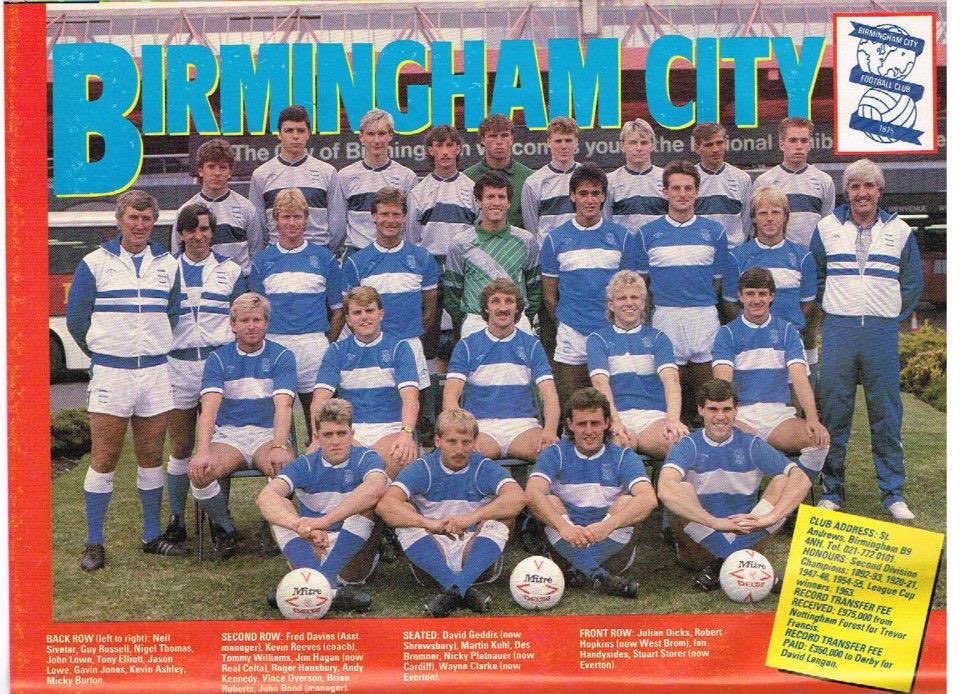 Birmingham City 1986-87