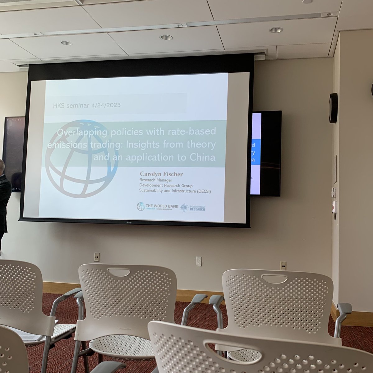 Wonderful experience discussing economic interactions of emissions trading at the Energy Policy Seminar <a href="/BelferCenter/">Belfer Center</a>