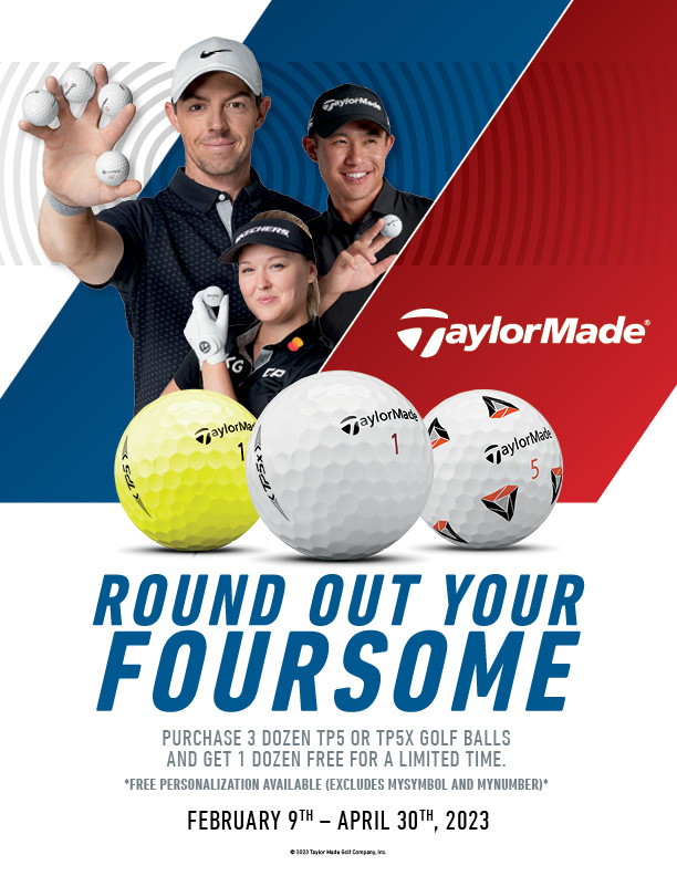 TaylorMade and BPG's Benevolent Fund have partnered around the 3 for 1 golf ball promotion! Support a great cause and get yours today before time runs out!