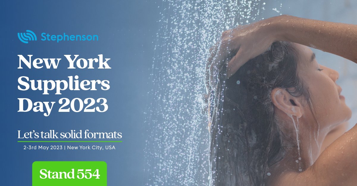 Are you at the NYSCC next week? 🤗

Stephenson team is there to talk all solid formats from performing shampoo to full-body cleansing bars.

If you are looking to create more than bars, book a meeting now! > bit.ly/3Aq238o

#nyscc #shampoobar #conditionerbar