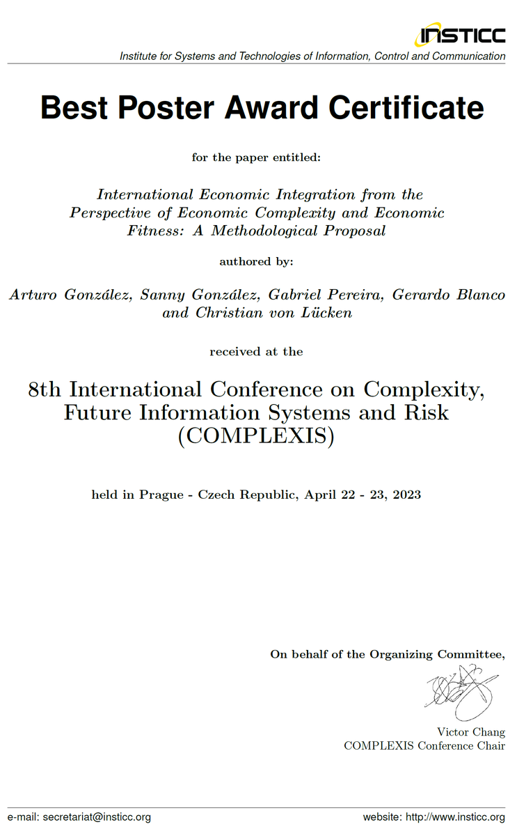 “Best Poster Award” para trabajo elaborado conjuntamente por investigadores del GISE, NIDTEC y Lab iDi de la UA

🔗 Leer nota: pol.una.py/i91u