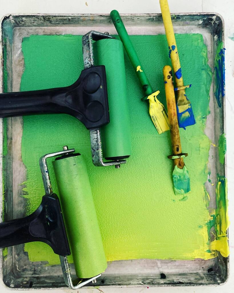 Mmmmmm good to get the ink out! 💚💛💚💛💚 instagr.am/p/CrbVjeIIXI9/