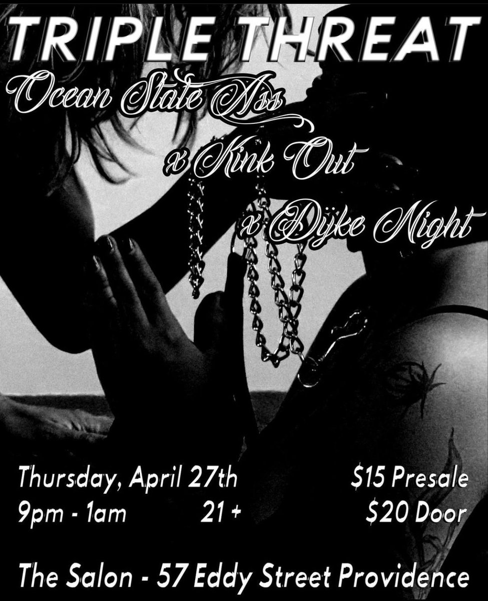 Providence pull up!! Will be here with <a href="/kinkoutevents/">Kink Out</a> this week!