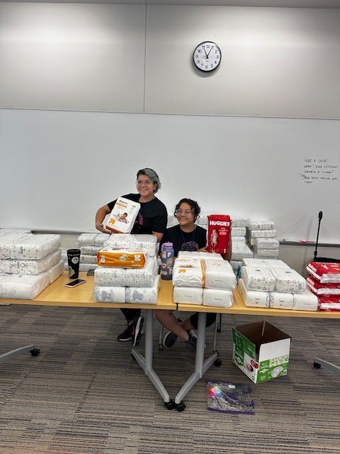TCUWGST's tweet photo. Thank you to all those who participated in or donated to our Infant Care Resource Drive with @teafund! We were able to help around 50 families within 2 hours! 💜 https://t.co/tvMLshEg5k