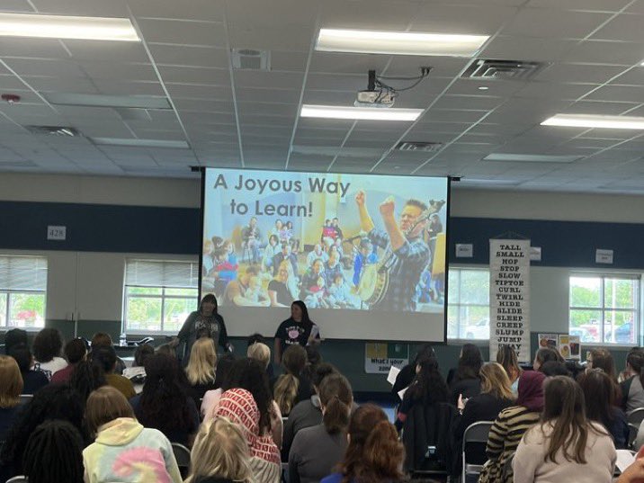 IsaacsECS's tweet image. Isaacs staff was treated to a Joyous Professional Development today with the one and only, Jim Gill. May there always be Jim Gill. #wearepandaproud #PISDPoweredbyLearning #maytherealwaysbesunshine
