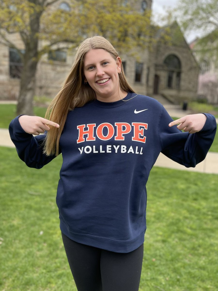 OliviaWyma's tweet photo. I am ecstatic to announce my verbal commitment to Hope College to continue my academic, athletic, and faith journey. I want to thank my family, Sting &amp; AHS coaches, and teammates. Big thanks to Coach Schmidt for believing in me all of these years.  Fire up, Dutch! @hopevolleyball https://t.co/ABN2v7xuhq