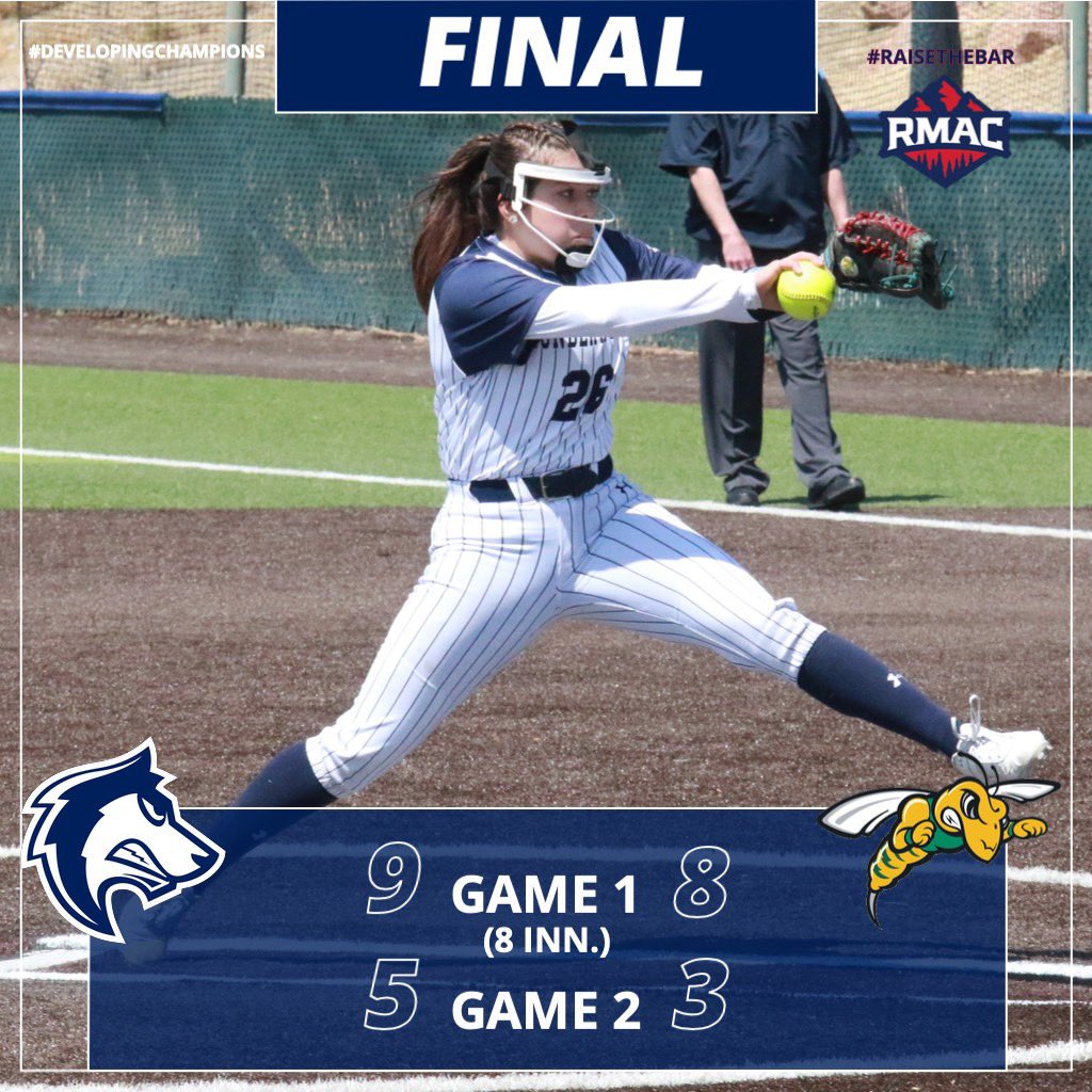 CSU-Pueblo Softball (@csupsoftball) on Twitter photo 🥎 PACK WIN!!
<a href="/CSUPsoftball/">CSU-Pueblo Softball</a> completes the series sweep of Black Hills State with two more wins Monday at Rawlings Complex
Jacelynn Trujillo gets another win in the circle
Offensively, Madelyn Huerta went 6-for-6 with a HR, 2B, 5 RBI and 4 runs
#ThePackWay #ProtectOurPack 🥎 PACK WIN!!
<a href="/CSUPsoftball/">CSU-Pueblo Softball</a> completes the series sweep of Black Hills State with two more wins Monday at Rawlings Complex
Jacelynn Trujillo gets another win in the circle
Offensively, Madelyn Huerta went 6-for-6 with a HR, 2B, 5 RBI and 4 runs
#ThePackWay #ProtectOurPack