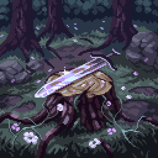 Long lost crystal sword. #pixelart