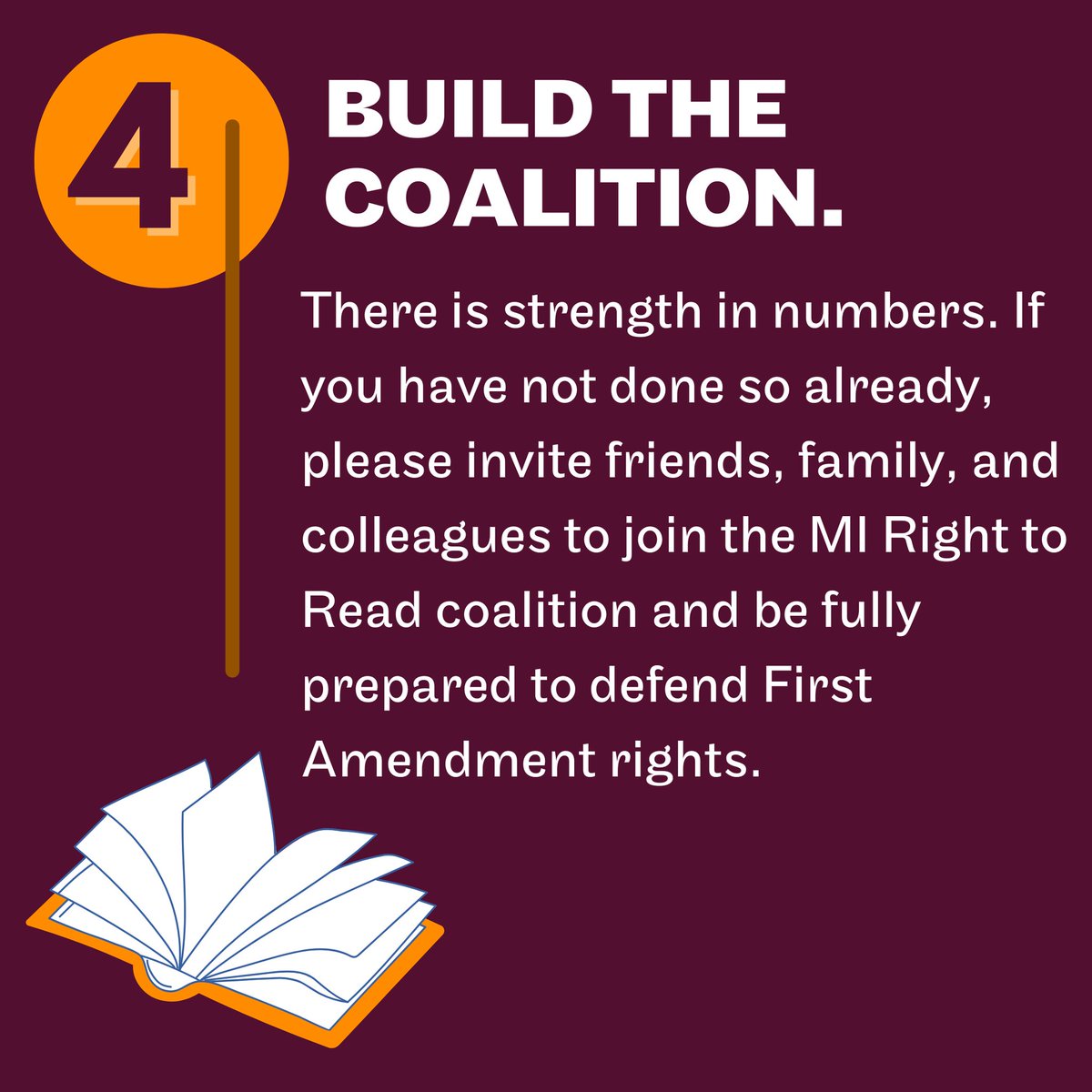 MIRighttoRead's tweet image. You can protect the Right to Read in Michigan by helping to build a local coalition. #MIRightToRead