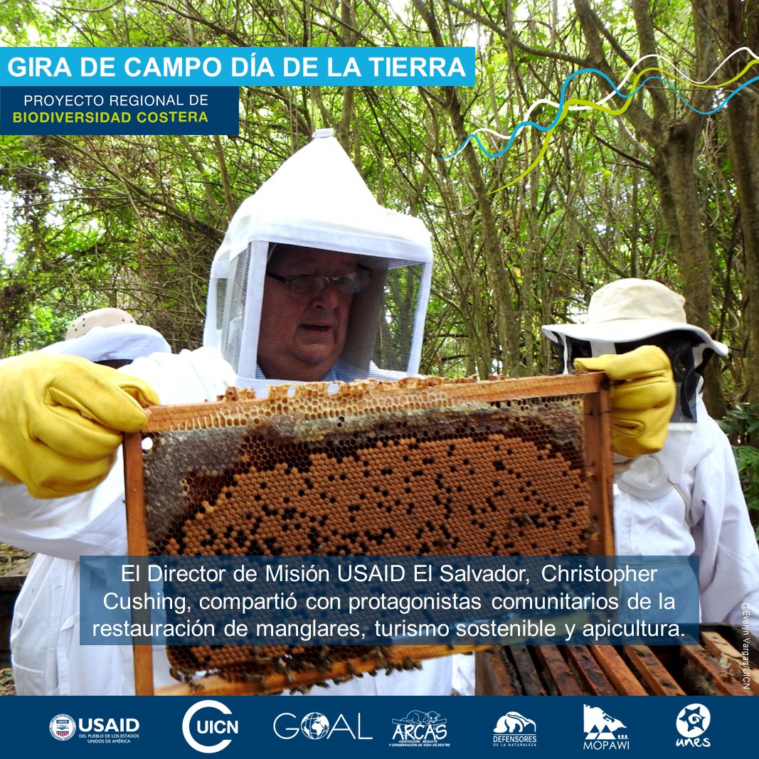 uicn_conserva's tweet photo. 🇸🇻#DíaDeLaTierra Delegación de @USAIDES visitó el Complejo Barra de Santiago, 7° Humedal de Importancia Internacional de El Salvador, para interactuar con las iniciativas de #ManejoDelPaisaje y #Biocomercio que impulsa #BiodiversidadCostera, liderado por la #UICN, desde 2018. https://t.co/g3JrXMxuss
