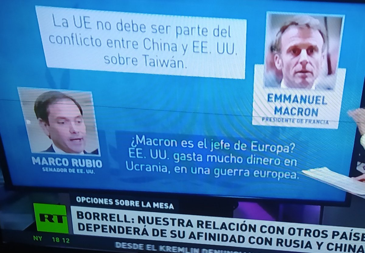 sanchezceliam's tweet photo. 🌀Tremenda polvareda por la declaración de Macron en referencia a la relación entre Europa y Estados Unidos 👇
🗣️"Ser un aliado no significa ser un vasallo". 
Pero parece que Europa ha invertido el refrán y se aferra a que "más vale nunca que tarde". https://t.co/tsEmCt6M6l