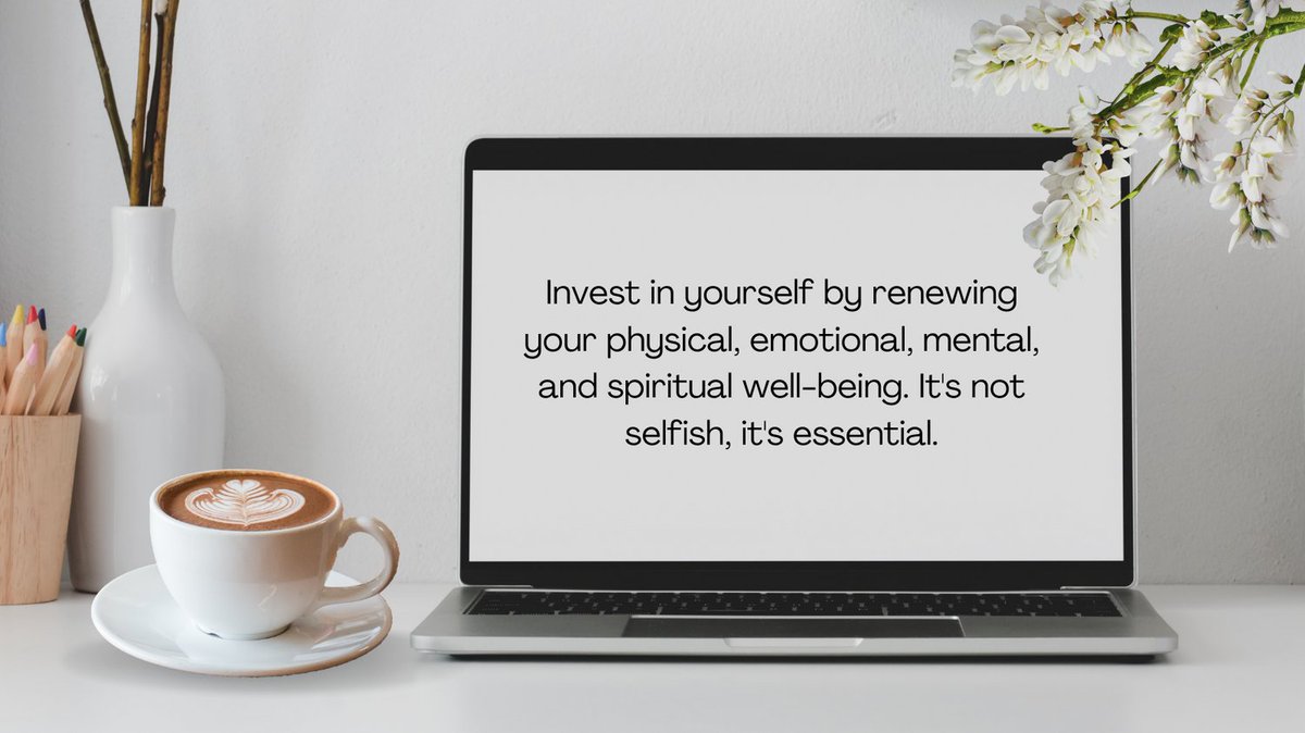 Take time to invest in yourself through self-care and personal growth to maintain and improve your effectiveness in life. #habit7#gramfam#sharpenthesaw#gsufye#gramfam26