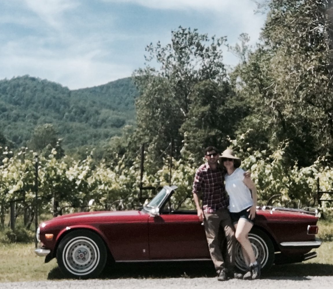 #NewMemberMonday
CTR's newest member, James, drives this lovely Carmine Red #TR6.
While out driving, he spotted our convoy on last Sunday's club drive and followed us to our finish were we got a good look at his ride.
Welcome to the CTR Club, James!
#Triumph #StandardTriumph