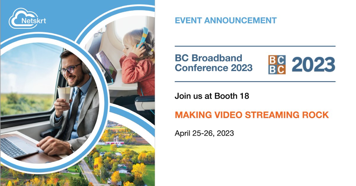 netskrt_io's tweet image. We&apos;ll be at the 18th Annual BC Broadband Conference in Richmond, BC Canada. Netskrt Co-Founder Siegfried Luft will be there talking about how #isps can handle the tsunami of high-res, synchronous video to millions of subs using #edgecaching. Tomorrow (April 25) at 4:20pm Pacific.