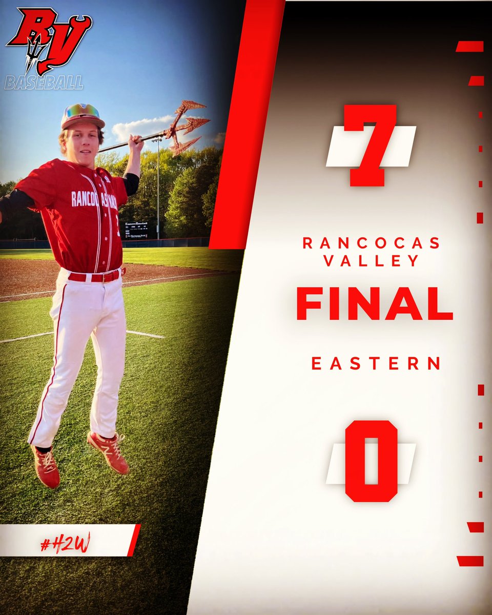 <a href="/Grahamadams27/">Graham Adams</a> does it again! 6 Shutout innings and 7 K’s to push us past Eastern.  <a href="/JoeyDinneen2023/">Joseph Dinneen</a> finished it up.
Connor Whitall had 2 hits, while <a href="/GavinGilmore_9/">Gavin Gilmore</a> stayed hot with the bat smoking a triple!
We stay on the road tomorrow vs. #1 Shawnee 3:45 first pitch! 
#H2W