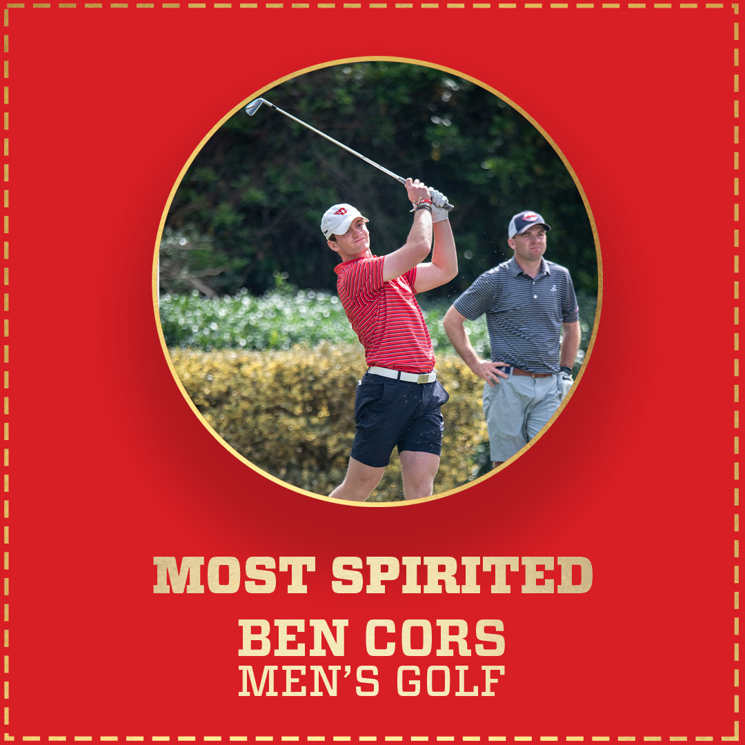 <a href="/FlyerSoftball/">Dayton Softball</a> <a href="/DaytonBaseball/">Dayton Baseball</a> <a href="/UDWomensTF_XC/">Dayton Women's XCTF</a> The Most Spirited Award ✈️🏆
Ben Cors

#RUDYS23 // <a href="/DaytonMGolf/">Dayton Men's Golf</a>