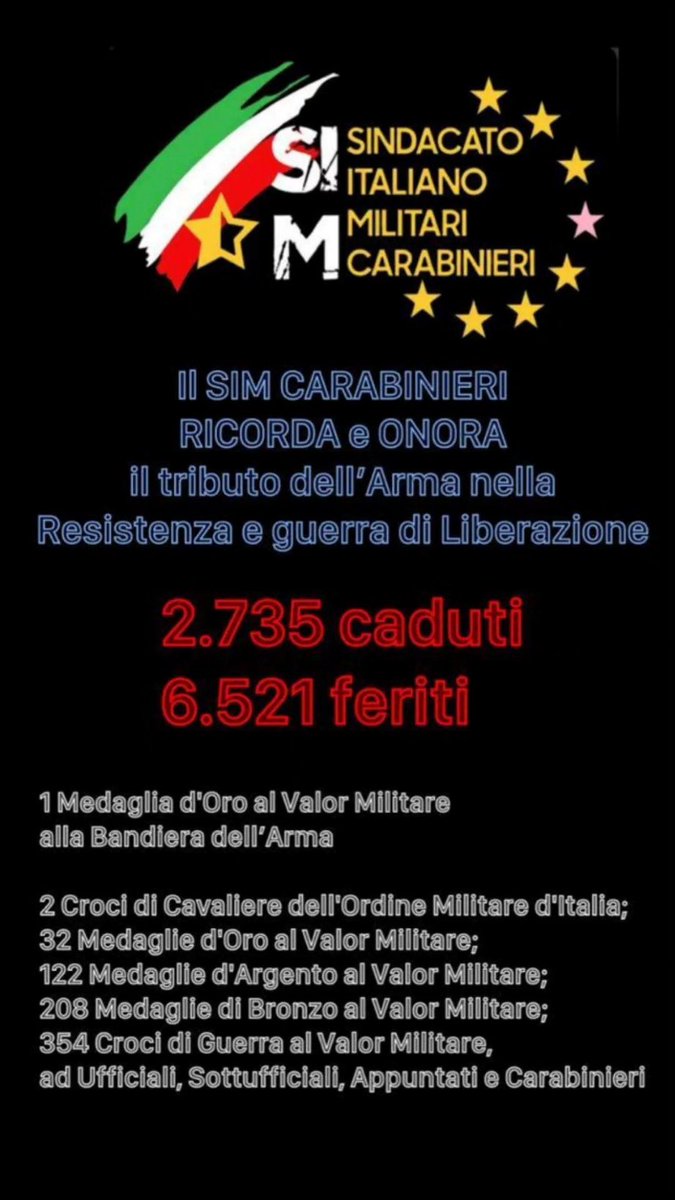 MargotAleD's tweet photo. #𝐒𝐈𝐌𝐂𝐀𝐑𝐀𝐁𝐈𝐍𝐈𝐄𝐑𝐈
#25aprile #25aprile2023 #Carabinieri https://t.co/9TrYVqyPnG