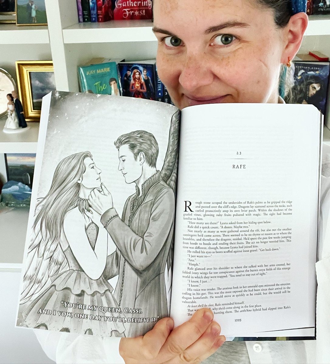 DavisKaitlyn's tweet photo. The Raven and The Dove Special Edition Omnibus is on sale today! 🙌🙌 It’s the first time I’ve released a special edition and I am THRILLED! I mean, the new cover, the new art, the new bonus scenes… ahhh!! 😍🤩😍 I can’t get enough!

#YAFantasy #fantasyromance #specialedition https://t.co/PfsynFf0yo