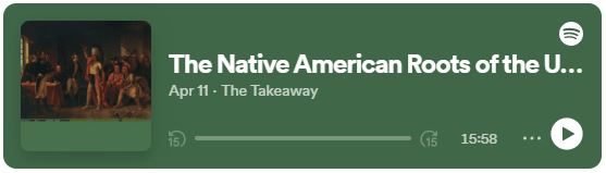 Listen to ASU Center for Constitutional Design Fellow, Robert J. Miller, discuss the Founding Father's deep familiarity and diplomatic relations with Native nations on <a href="/TheTakeaway/">The Takeaway 🎙</a> 

Hear what he has to say here: …stitutionalconversations.substack.com/p/the-native-a…