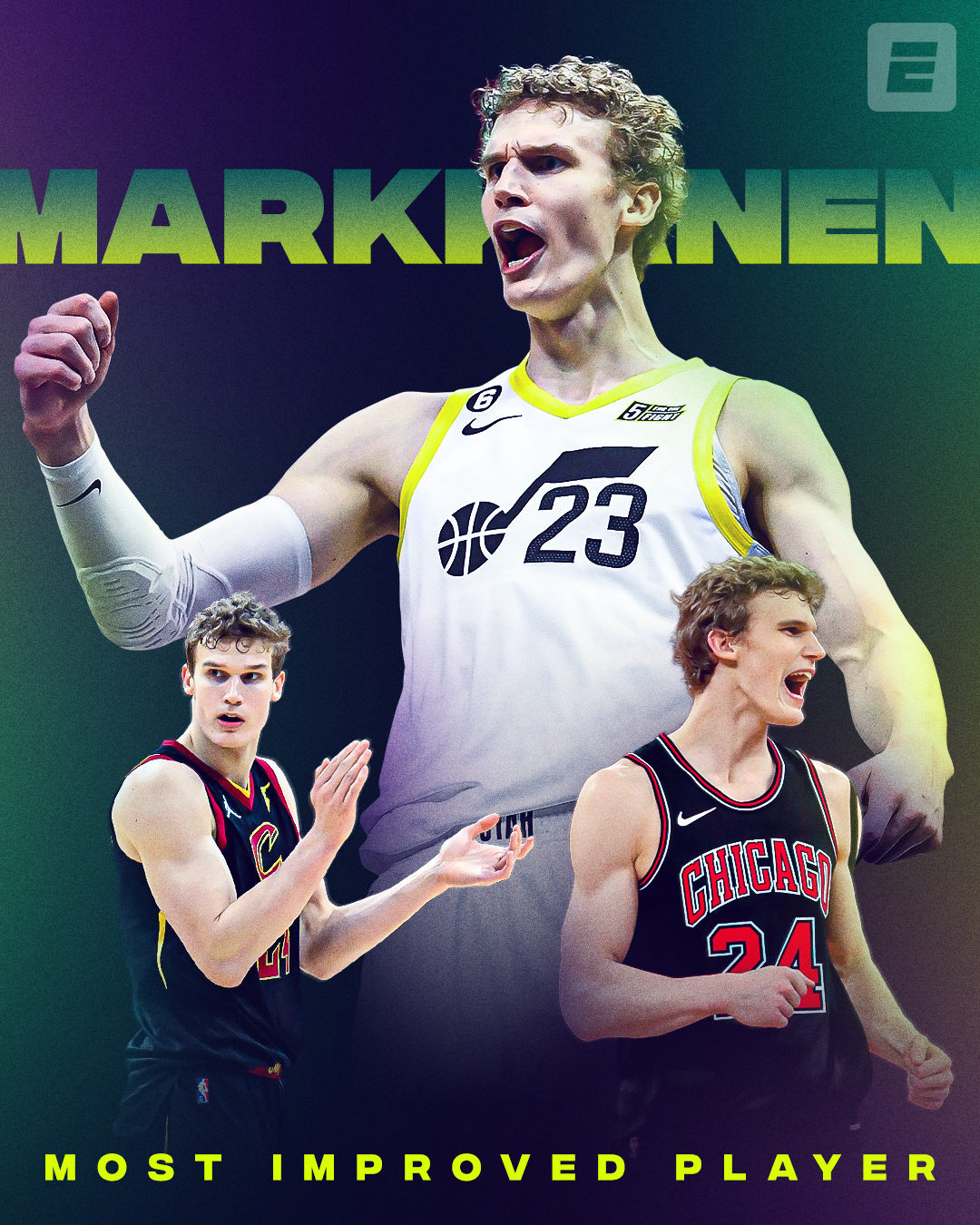 ESPN on X LAURI MARKKANEN WINS THE 2023 NBA MOST IMPROVED PLAYER